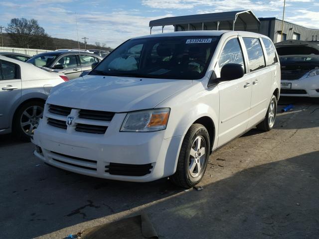 2D8HN44E69R557534 - 2009 DODGE GRAND CARA WHITE photo 2