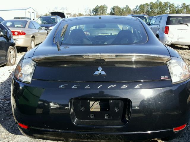 4A3AK64F67E065669 - 2007 MITSUBISHI ECLIPSE ES BLACK photo 10