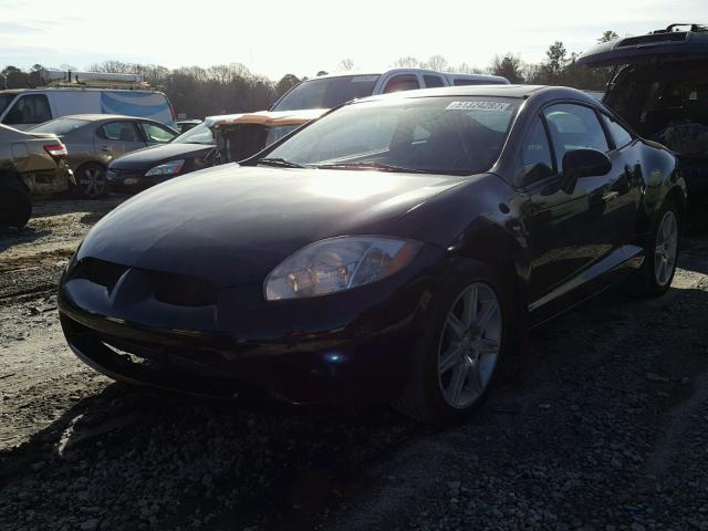 4A3AK64F67E065669 - 2007 MITSUBISHI ECLIPSE ES BLACK photo 2