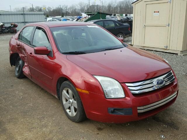 3FAHP07129R148196 - 2009 FORD FUSION SE RED photo 1