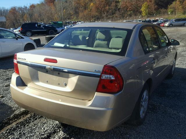 1G1ZS51F86F271307 - 2006 CHEVROLET MALIBU LS Qızıl foto 4