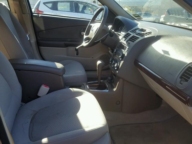 1G1ZS51F86F271307 - 2006 CHEVROLET MALIBU LS Qızıl foto 5