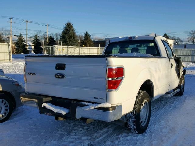 1FTNF1CF6EKD16475 - 2014 FORD F150 WHITE photo 4