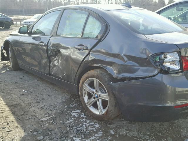 WBA3B3G50FNT19319 - 2015 BMW 328 XI GRAY photo 10