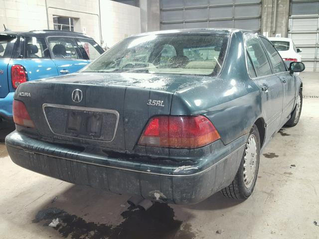 JH4KA9653TC012352 - 1996 ACURA 3.5RL GREEN photo 4