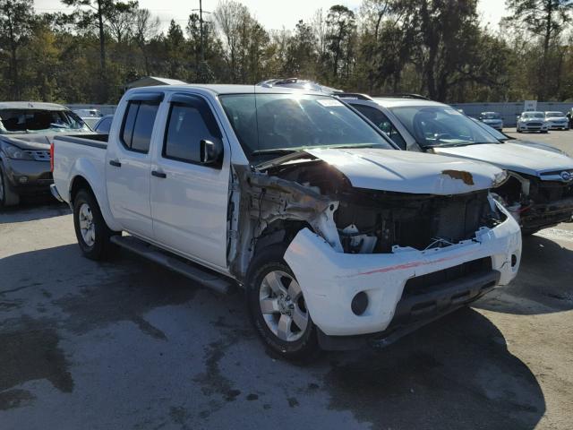 1N6AD0ER6CC438893 - 2012 NISSAN FRONTIER S WHITE photo 1