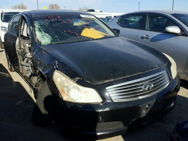 JNKBV61E97M722866 - 2007 INFINITI G35 BLACK photo 1