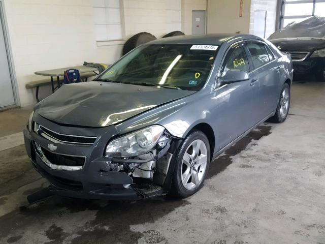 1G1ZH57BX94268122 - 2009 CHEVROLET MALIBU 1LT GRAY photo 2