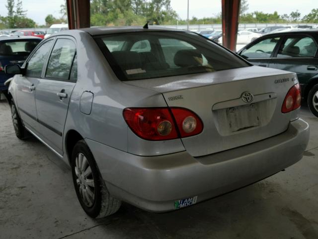 1NXBR32E57Z824177 - 2007 TOYOTA COROLLA CE SILVER photo 3