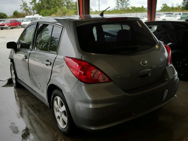 3N1BC1CP4CK201043 - 2012 NISSAN VERSA S GRAY photo 3