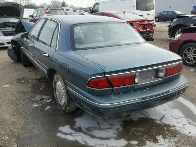 1G4HR52K3VH523067 - 1997 BUICK LESABRE LI GREEN photo 3