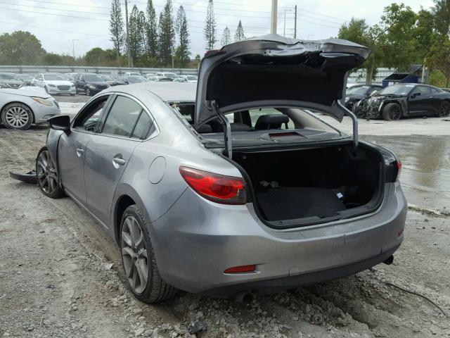 JM1GJ1V66E1156480 - 2014 MAZDA 6 TOURING SILVER photo 3