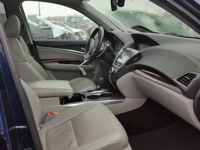 5FRYD4H80FB017964 - 2015 ACURA MDX ADVANC ლურჯი ფოტო 5