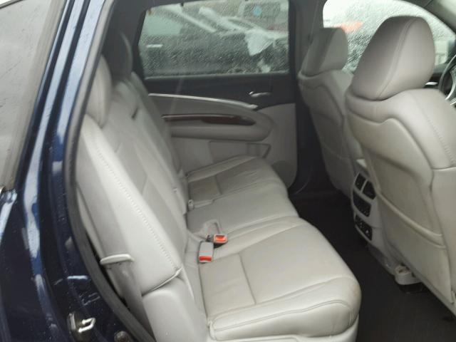 5FRYD4H80FB017964 - 2015 ACURA MDX ADVANC ლურჯი ფოტო 6