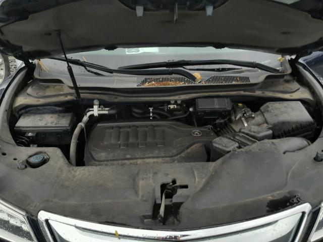 5FRYD4H80FB017964 - 2015 ACURA MDX ADVANC ლურჯი ფოტო 7