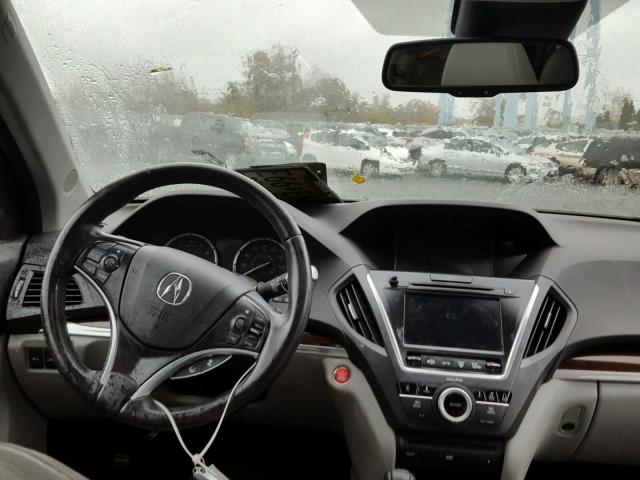 5FRYD4H80FB017964 - 2015 ACURA MDX ADVANC ლურჯი ფოტო 9