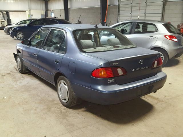 2T1BR18E5YC300333 - 2000 TOYOTA COROLLA VE BLUE photo 3