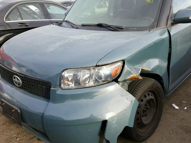 JTLKE50E591091202 - 2009 TOYOTA SCION XB 青色 照片 9