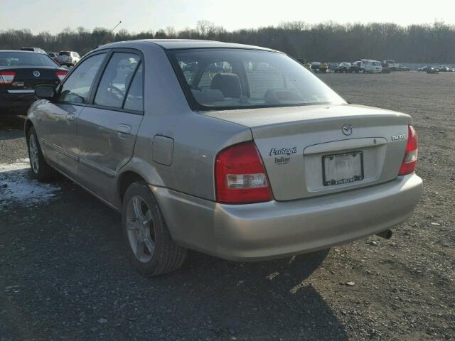 JM1BJ225430128515 - 2003 MAZDA PROTEGE DX TAN photo 3