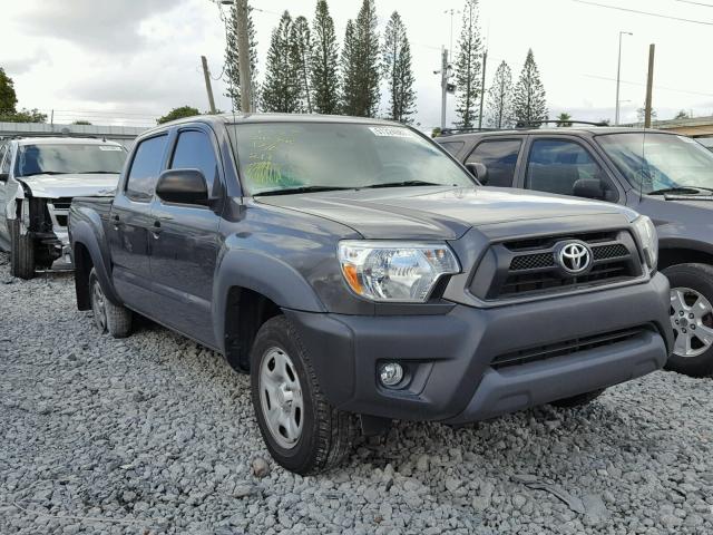 5TFJX4CN2DX033092 - 2013 TOYOTA TACOMA DOU CHARCOAL photo 1