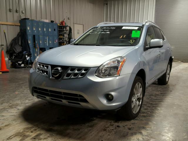 JN8AS5MV6DW141549 - 2013 NISSAN ROGUE S BLUE photo 2