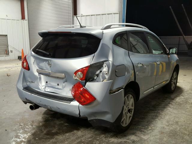 JN8AS5MV6DW141549 - 2013 NISSAN ROGUE S BLUE photo 4