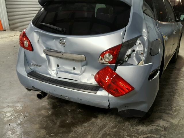 JN8AS5MV6DW141549 - 2013 NISSAN ROGUE S BLUE photo 9