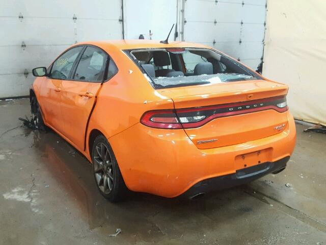 1C3CDFBH1DD171690 - 2013 DODGE DART SXT ORANGE photo 3