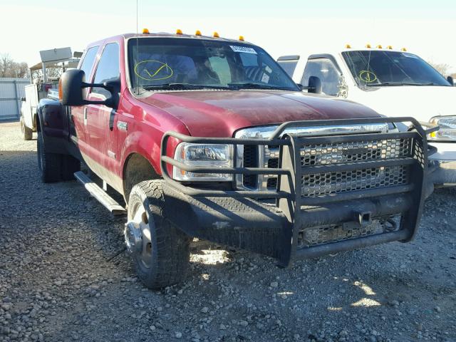 1FTWW33P96ED54422 - 2006 FORD F350 SUPER BURGUNDY photo 1