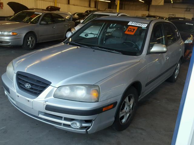 KMHDN56D15U164671 - 2005 HYUNDAI ELANTRA GL SILVER photo 2