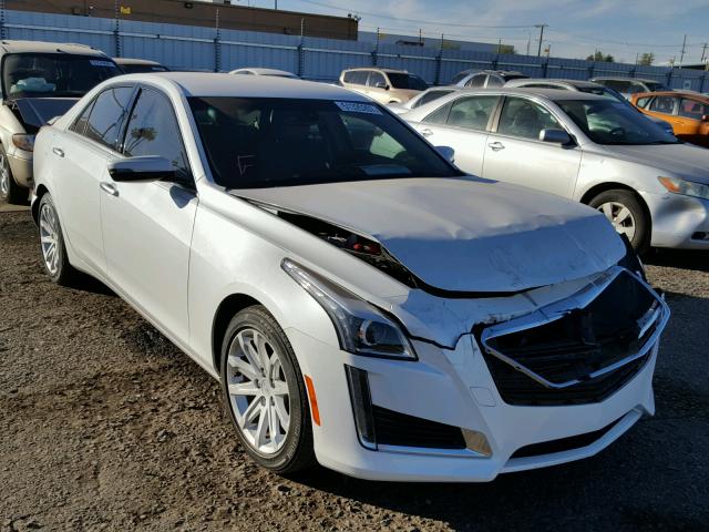 1G6AP5SX5F0136885 - 2015 CADILLAC CTS WHITE photo 1