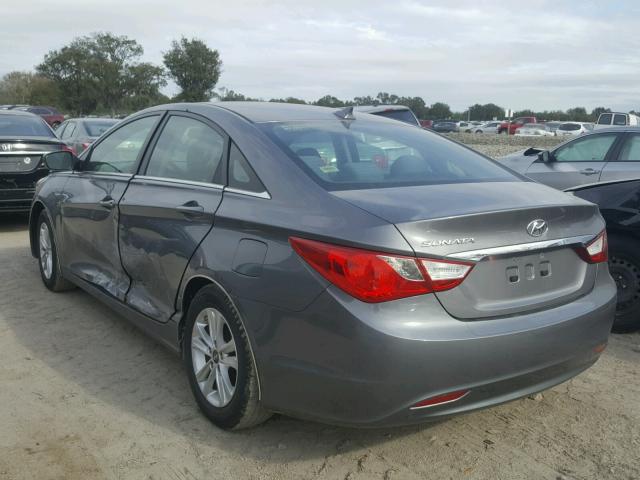 5NPEB4AC4CH423770 - 2012 HYUNDAI SONATA GLS GRAY photo 3