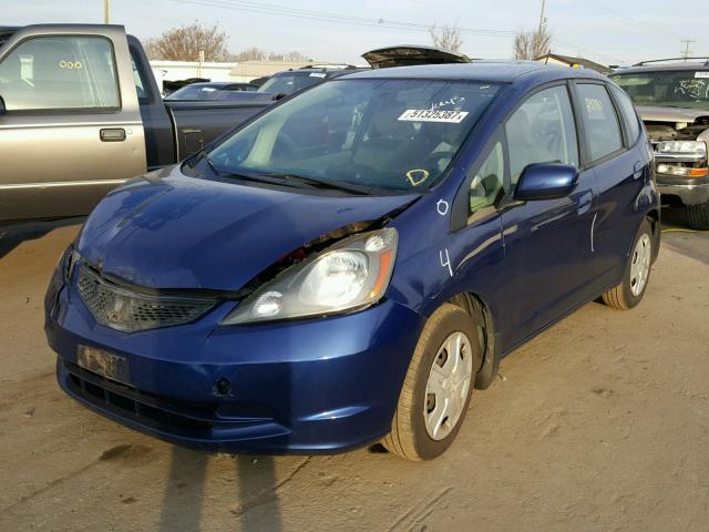 JHMGE8H36CC026665 - 2012 HONDA FIT BLUE photo 2