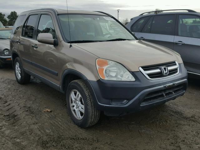 JHLRD78834C037453 - 2004 HONDA CR-V EX TAN photo 1