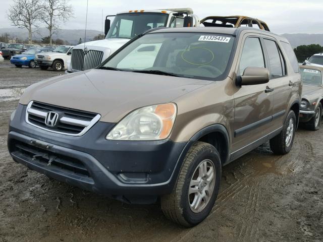 JHLRD78834C037453 - 2004 HONDA CR-V EX TAN photo 2