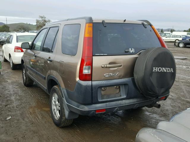 JHLRD78834C037453 - 2004 HONDA CR-V EX TAN photo 3