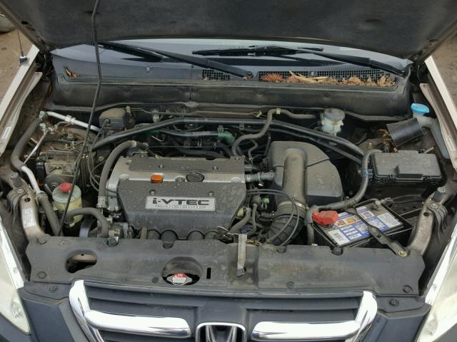 JHLRD78834C037453 - 2004 HONDA CR-V EX TAN photo 7