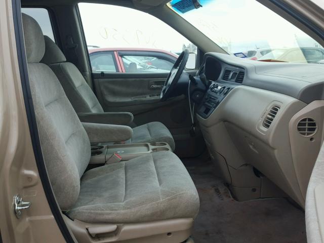 2HKRL18691H595061 - 2001 HONDA ODYSSEY EX GOLD photo 5