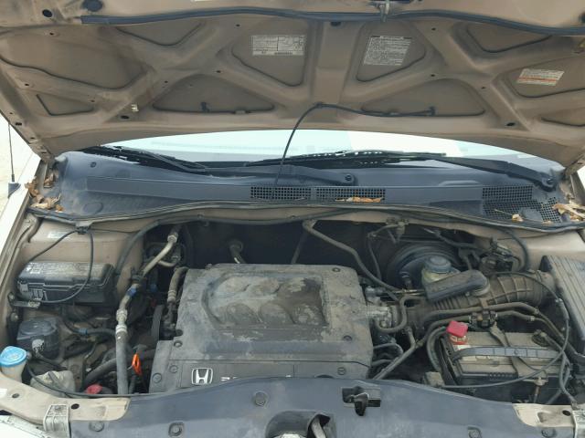 2HKRL18691H595061 - 2001 HONDA ODYSSEY EX GOLD photo 7