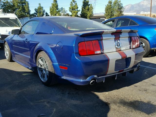 1ZVFT80N775298584 - 2007 FORD MUSTANG BLUE photo 3