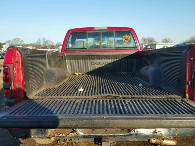 1B7KF26Z0TJ108495 - 1996 DODGE RAM 2500 RED photo 6