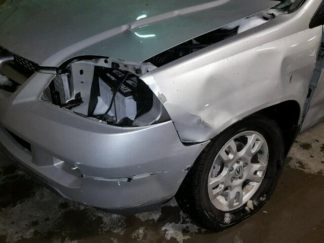 2HNYD18914H003405 - 2004 ACURA MDX TOURIN SILVER photo 9