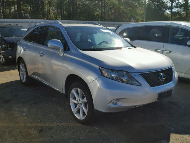 2T2BK1BA4CC140900 - 2012 LEXUS RX 350 SILVER photo 1