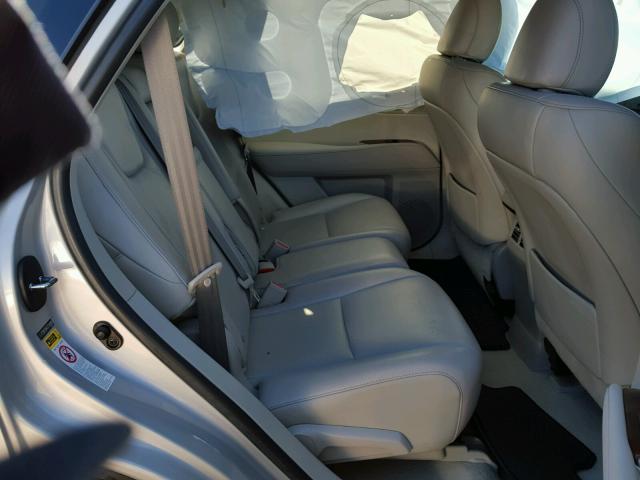 2T2BK1BA4CC140900 - 2012 LEXUS RX 350 SILVER photo 6