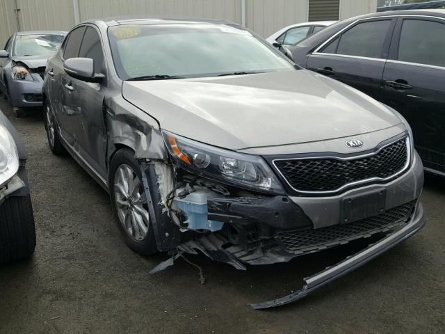 5XXGN4A7XFG421881 - 2015 KIA OPTIMA EX GRAY photo 1