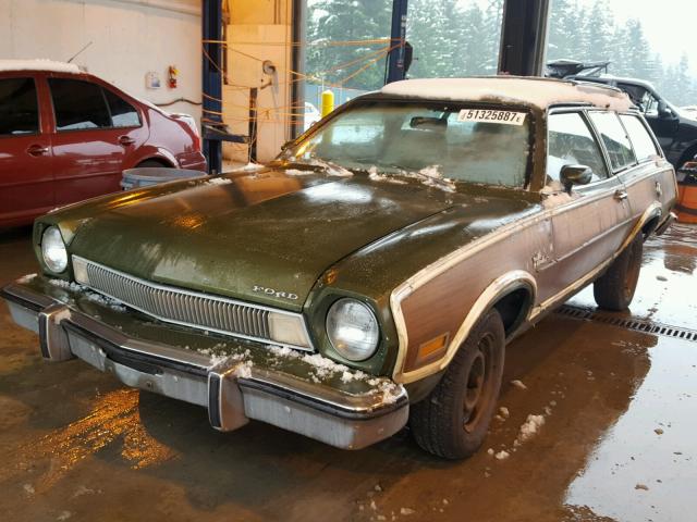 5R12Y137213 - 1975 FORD PINTO GREEN photo 2