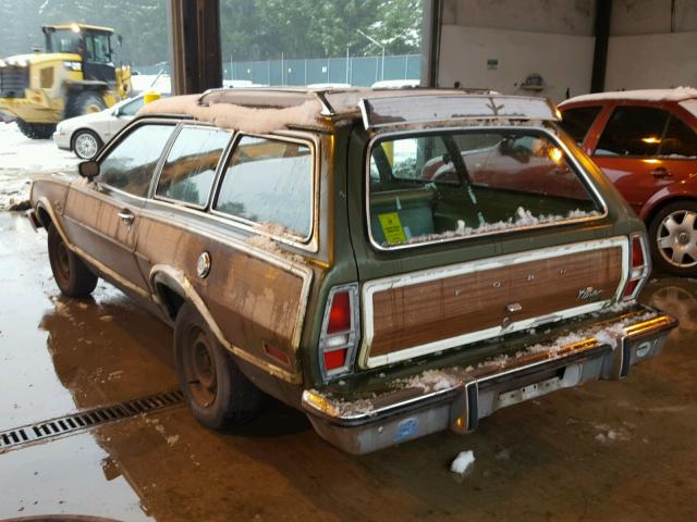 5R12Y137213 - 1975 FORD PINTO GREEN photo 3