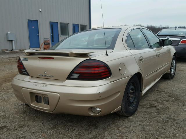 1G2NE52E35M112194 - 2005 PONTIAC GRAND AM S GOLD photo 4