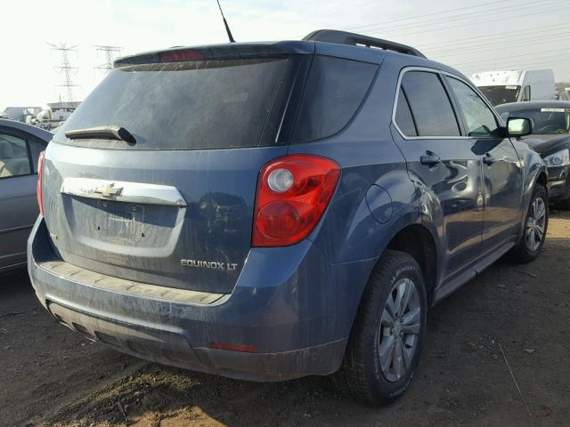 2CNFLEECXB6210161 - 2011 CHEVROLET EQUINOX LT BLUE photo 4