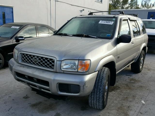 JN8AR07Y0XW368924 - 1999 NISSAN PATHFINDER GRAY photo 2